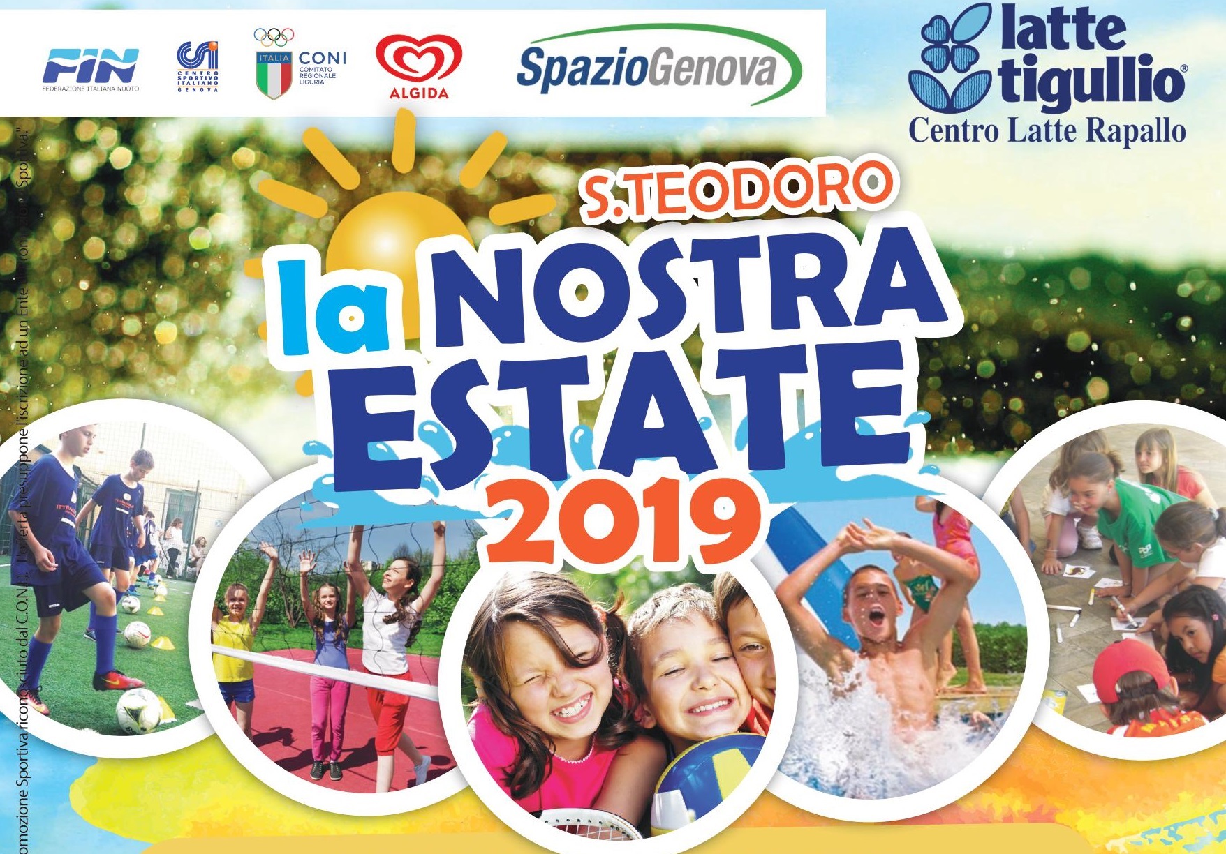Centri Estivi San Teodoro La Nostra Estate 2019 - Copertina