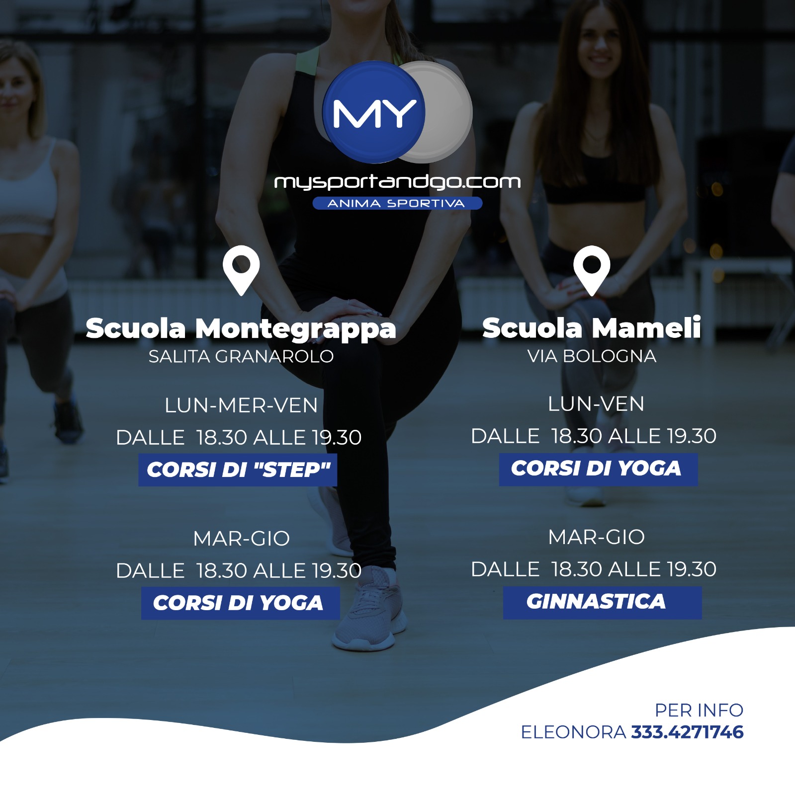 corsi di ginnastica e fitness per adulti mysportandgo